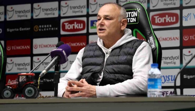 Konyaspor Teknik Direktörü Fahrudin Omerovic: İnanç ve irade gücü galibiyeti getirdi