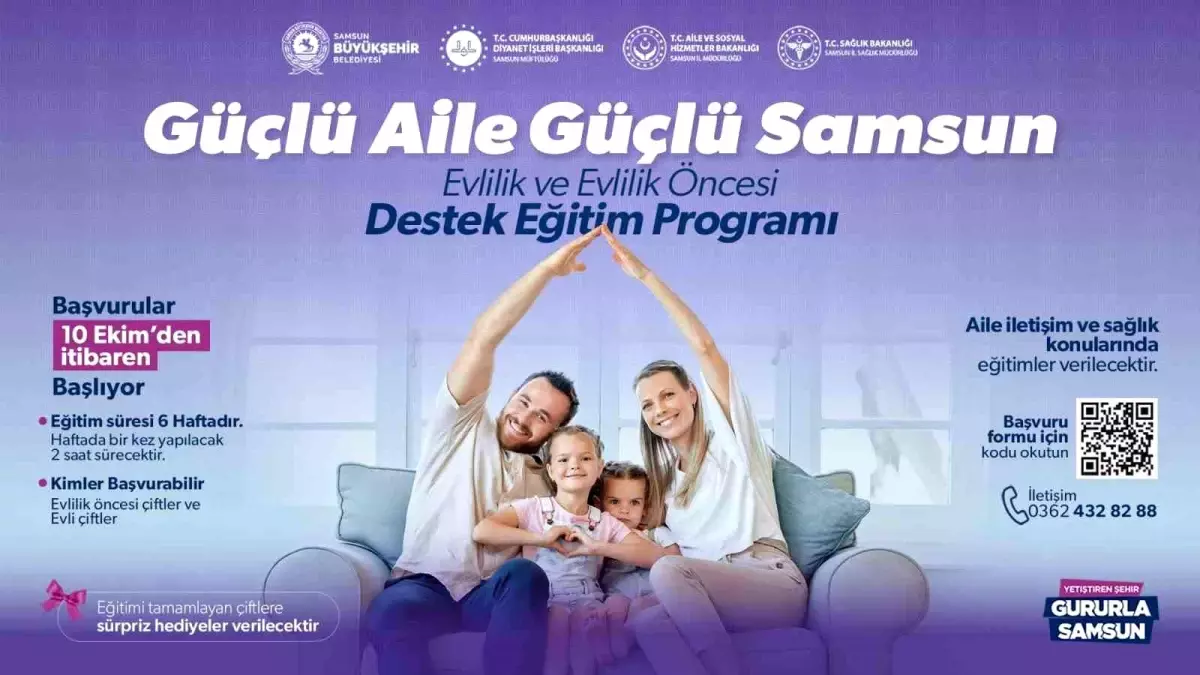 Samsun’da ‘Güçlü Aile, Güçlü Samsun’ Projesi Başladı