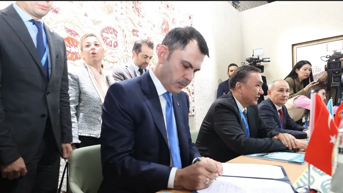 Türk dünyası devletleri arasında ortak çevre bildirgesi imzalandı! Bakan Kurum: Türkiye kardeşlerine her türlü desteği verecektir