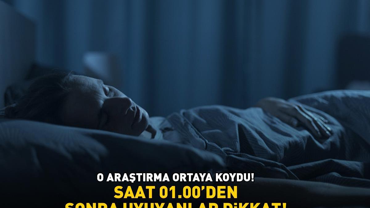 Saat 01.00’den sonra uyuyanlar dikkat! O araştırma ortaya koydu: Depresyon, anksiyete…