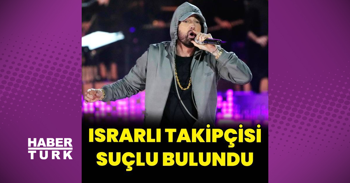 Eminem’in evine iki kez giren kişi haneye tecavüzden suçlu bulundu